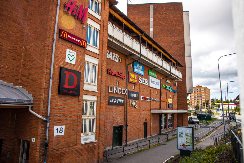 Huddinge C har ett bra butiksutbud