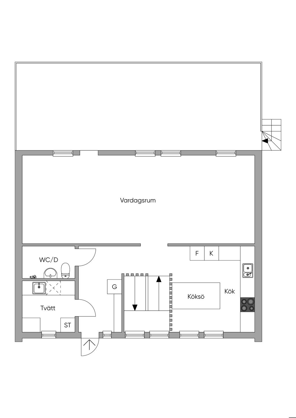 Planlösning Entréplan