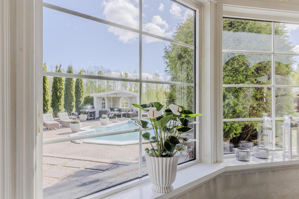Utemiljö med pool
