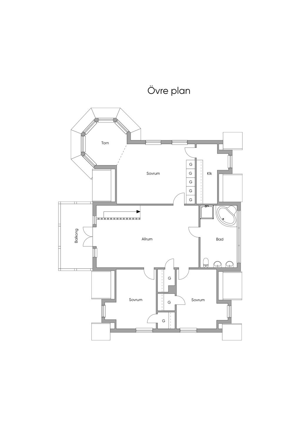 Övre plan