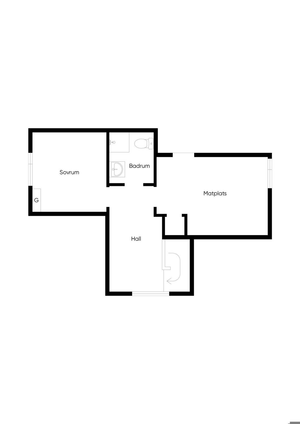 Planritning - Övre plan