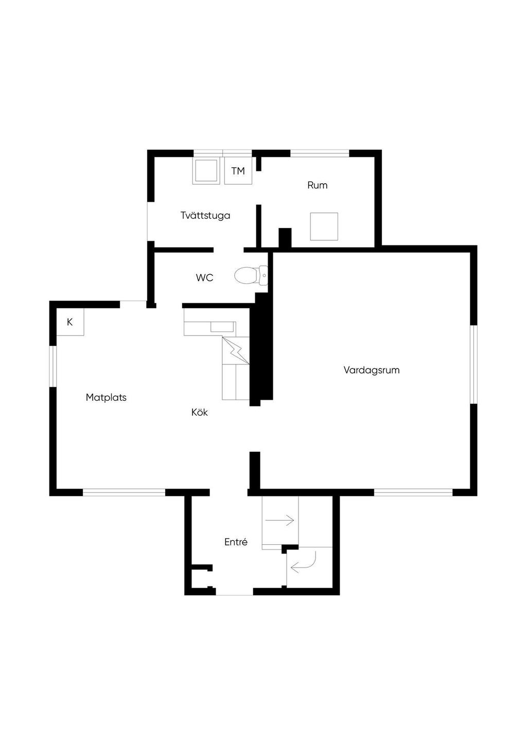Planritning - Entréplan