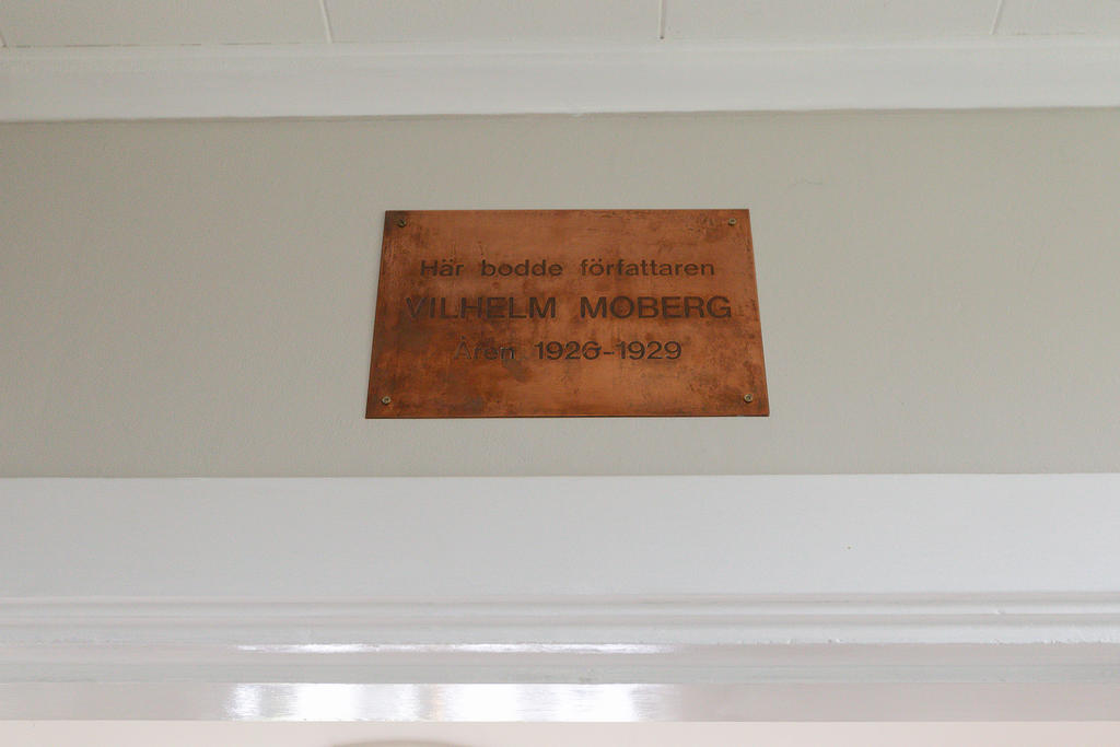 Här bodde Vilhelm Moberg 1926-1926