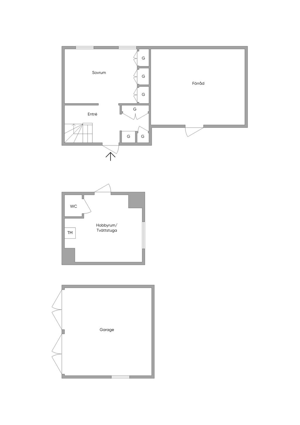 Entréplan huvudbyggnad