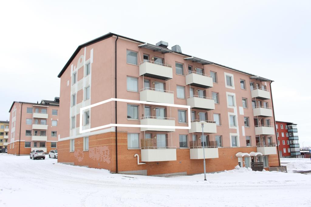 Porfyrvägen 18, lägenheten är markerad