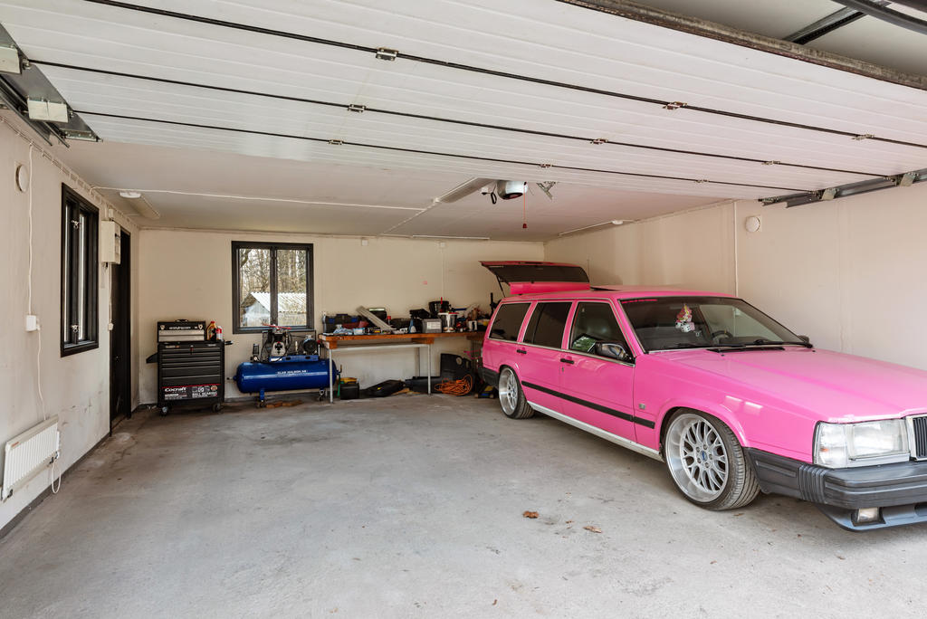 Garage invändigt 