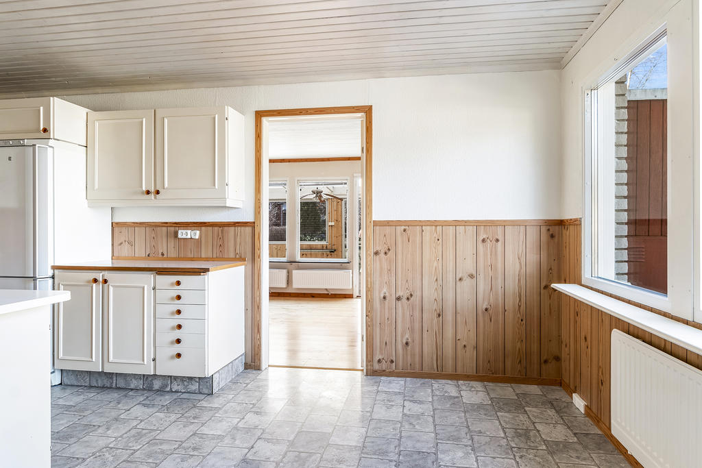 Kök med plats för matplats