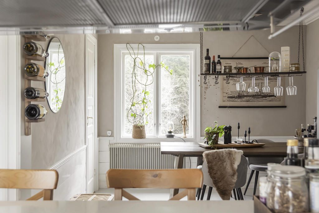 Matplats intill köket