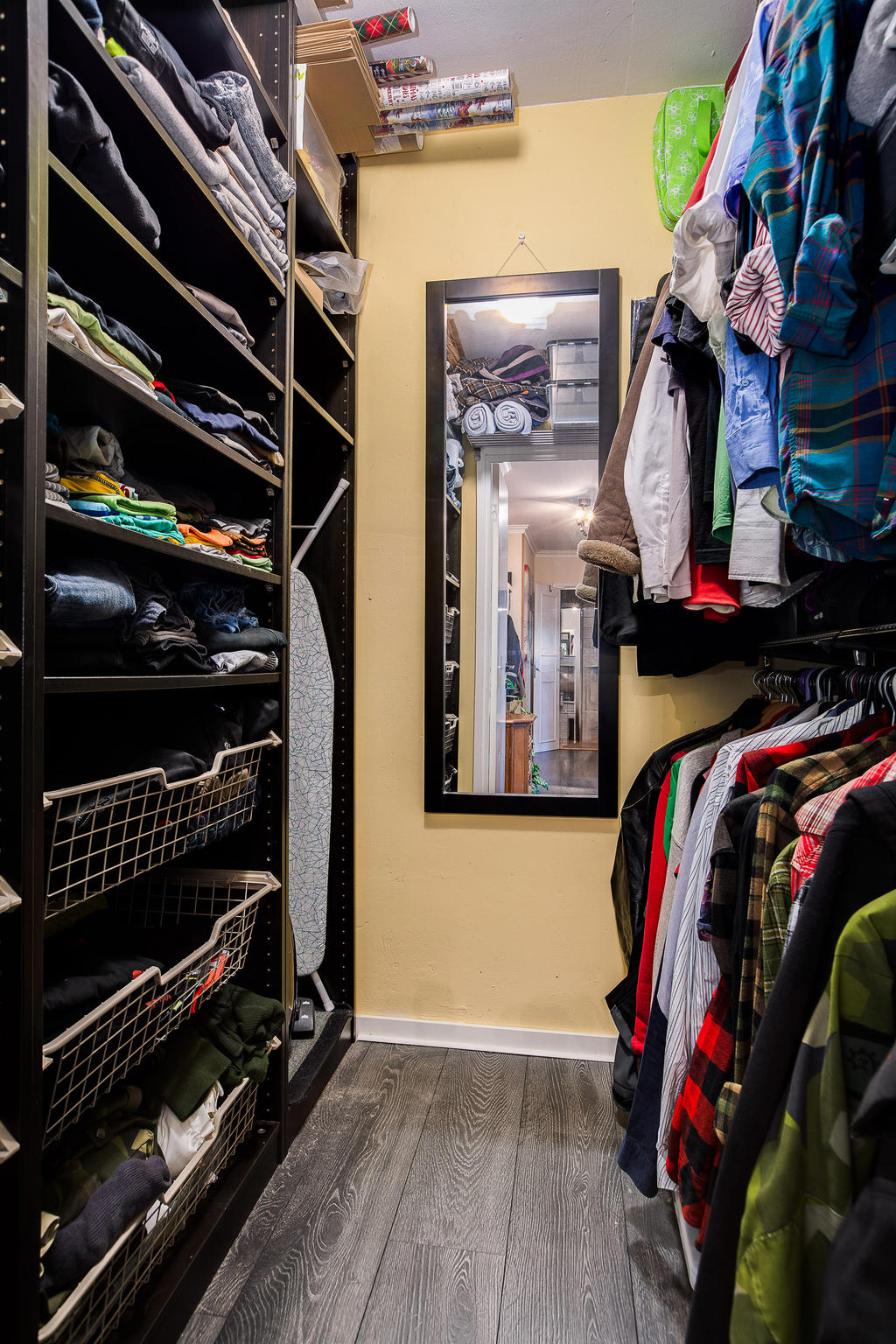 Klädkammare med gott om plats