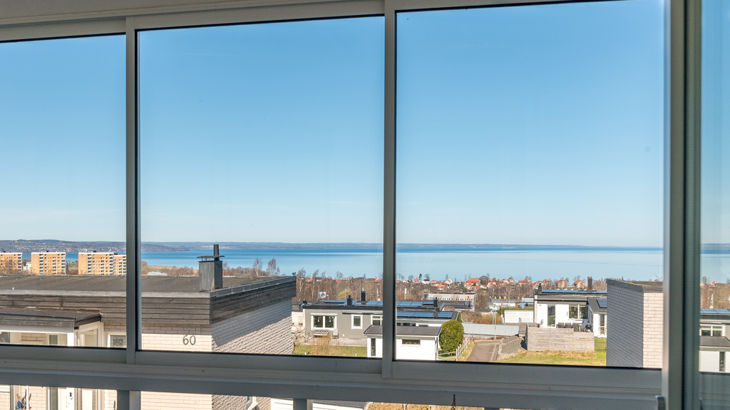 Vacker utsikt från balkongen