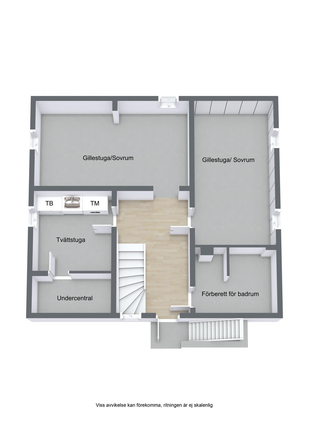 Källarplan.
