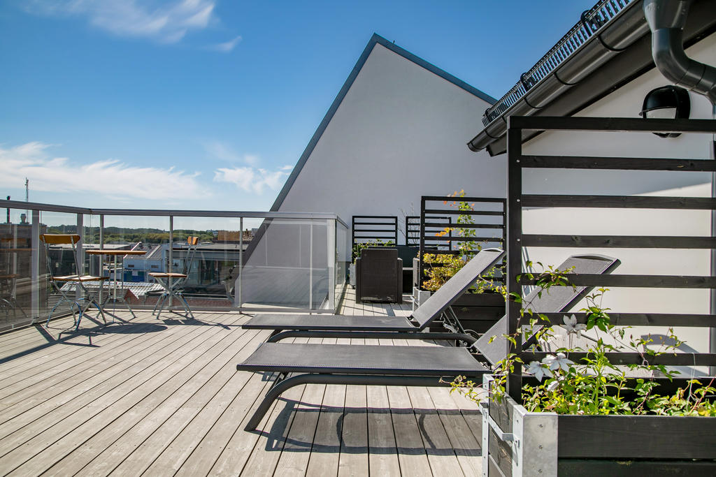 Gemensam takterrass i föreningen