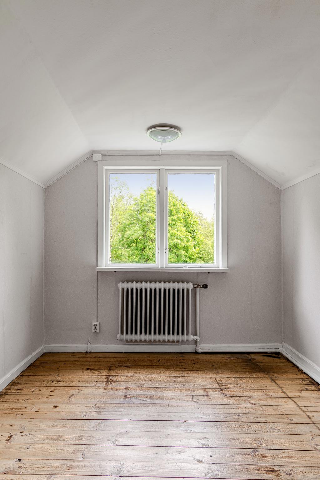 Sovrum andra våning.