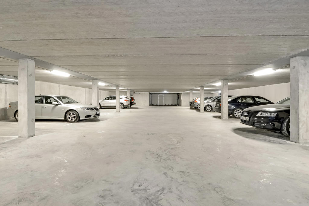 Garage under huset