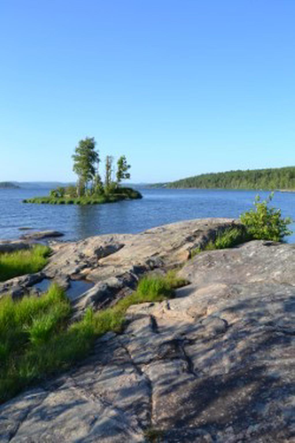 Badudde 500 m från huset