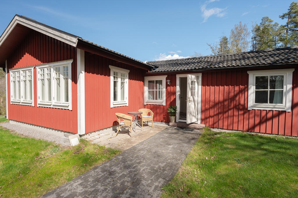 Gästhusets soliga entréhörna