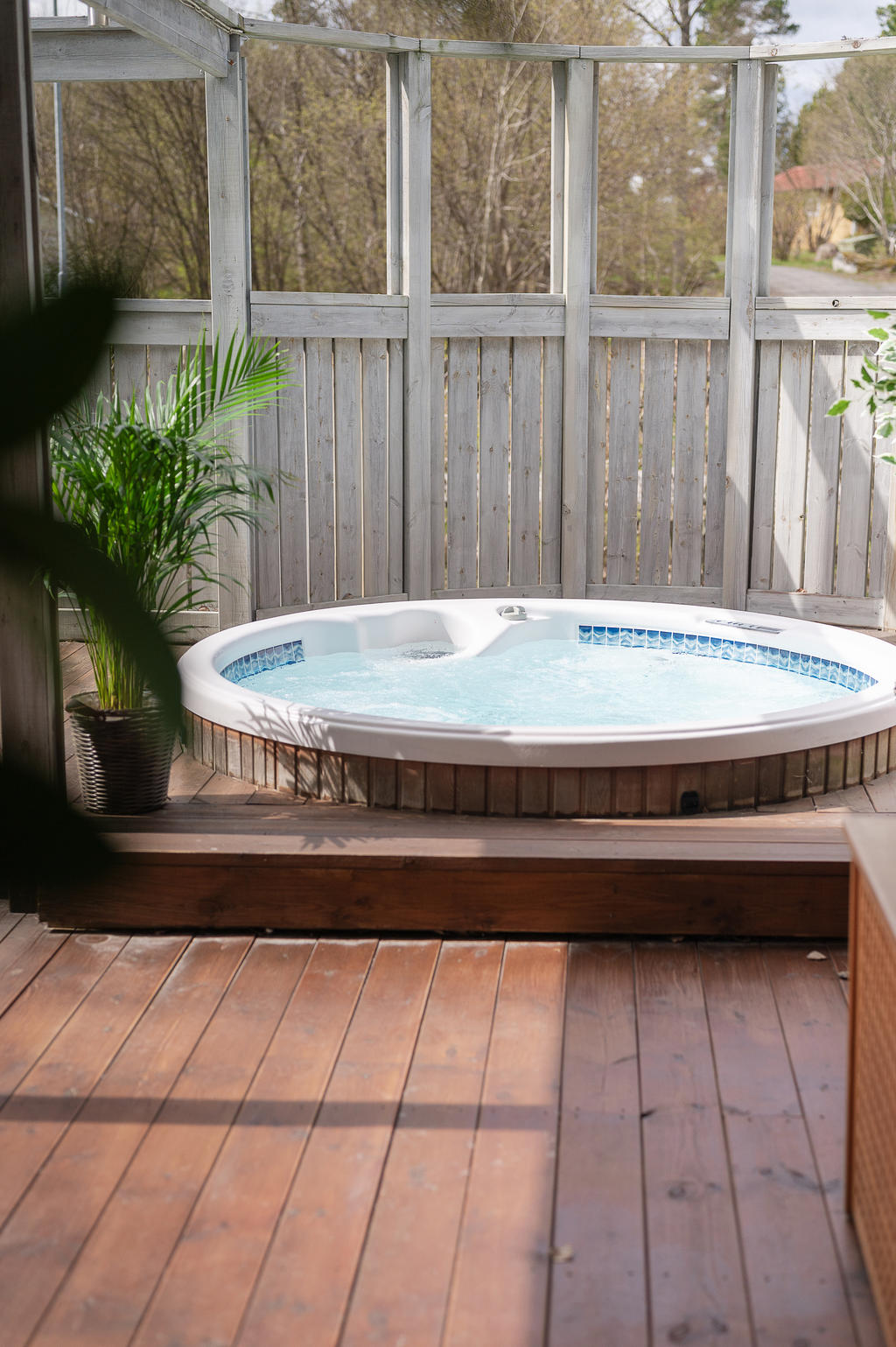 Uteplats bubbelpool