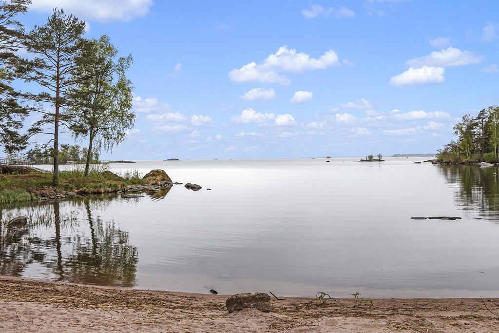 Strand i området 