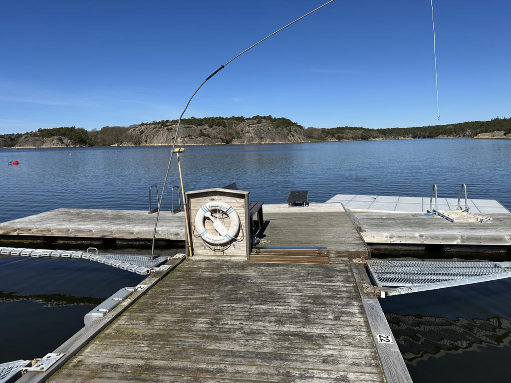 Miljöbild vid båtbryggan/badplats