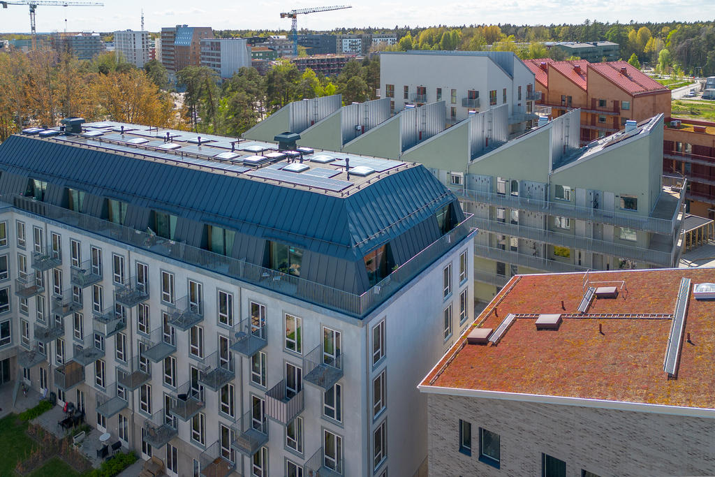 Balkonger med utgång från sovrum 1, sovrum 2 och kök