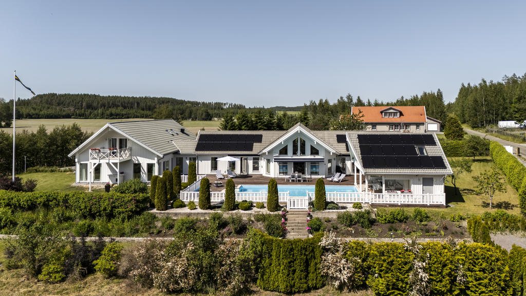 Vy mot husets baksida