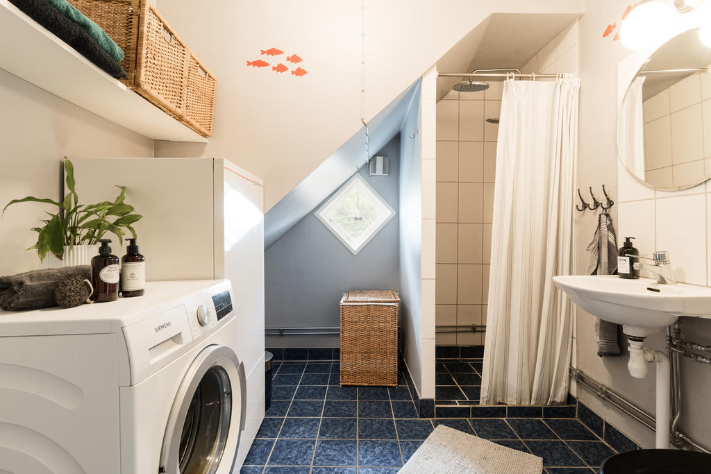 Wc, dusch och tvätt på entréplan