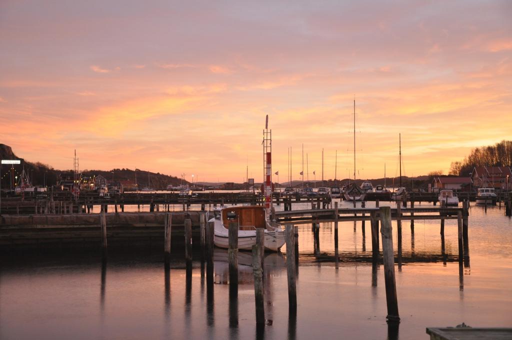 Miljöbild Grebbestad hamn.