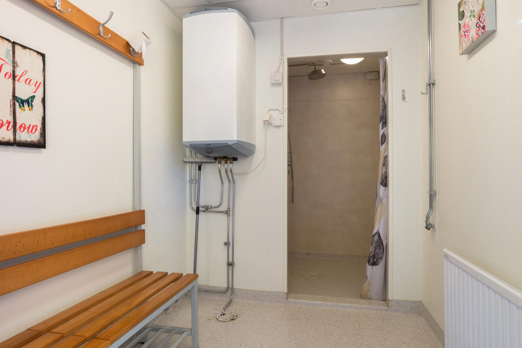 Dusch i föreningslokalen