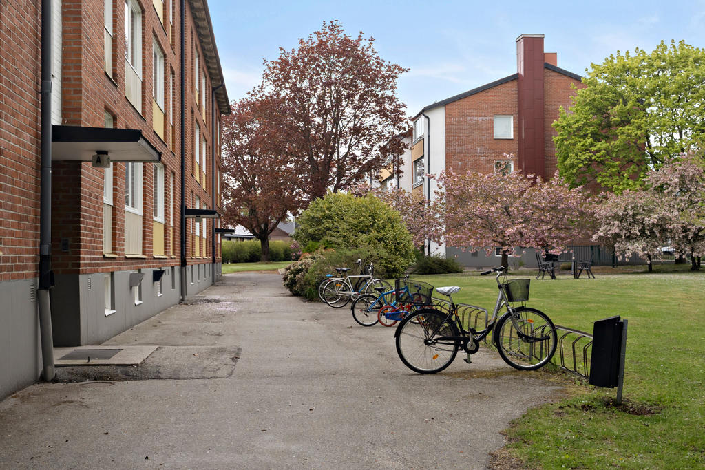 Gott om plats för cyklarna