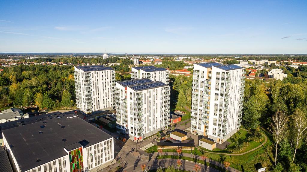 Härligt läge med grönskande omgivningar