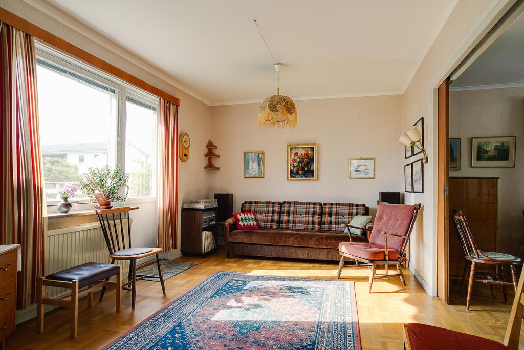 Utgång till trädgården
