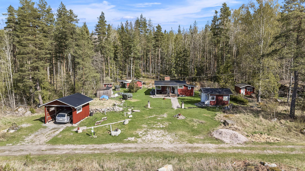 Lugnt och fridfullt med skogen som granne