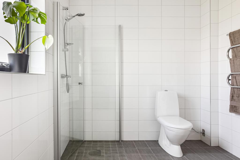 Badrummet på entréplan