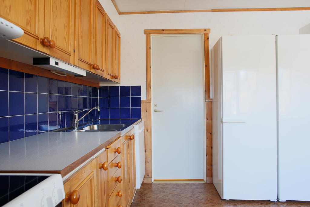 Dörr till tvättavdelning