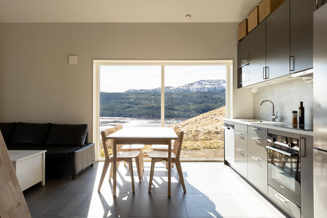 Du blickar ut över Renfjället och Åresjön