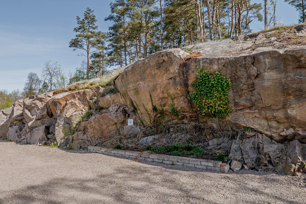 Fina bergskammen vid huset