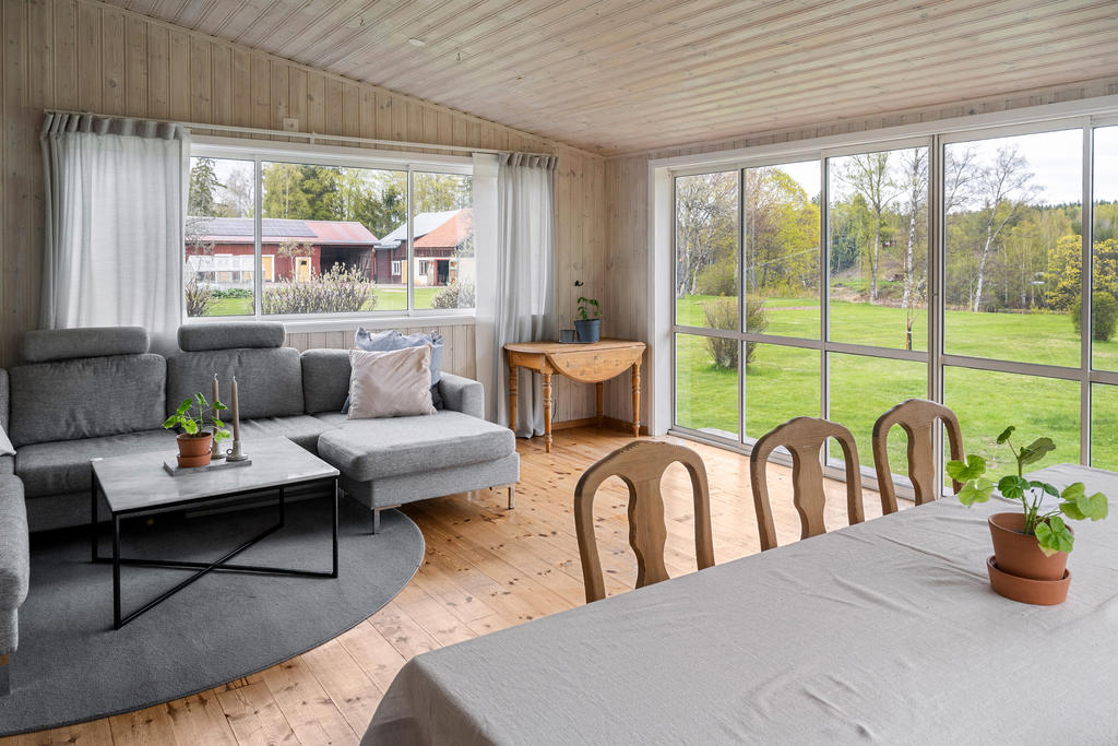 Uterummet agerar som ett extra vardagsrum att förlänga säsongerna i