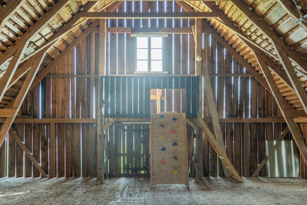 Loft vid lada