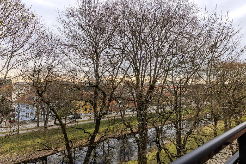 Trivsam utsikt från balkongen