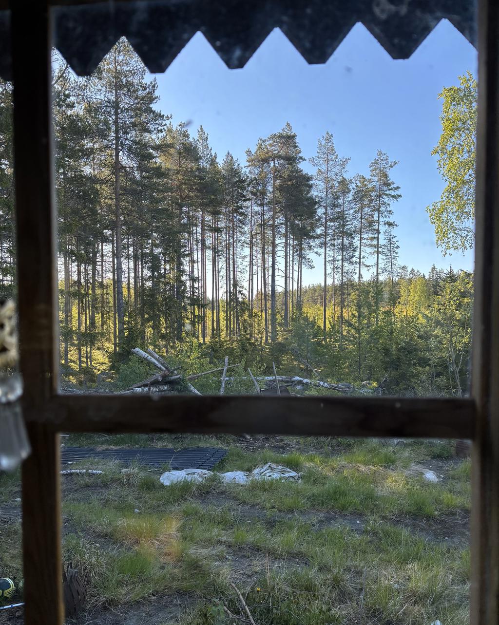 Baksidan på huset