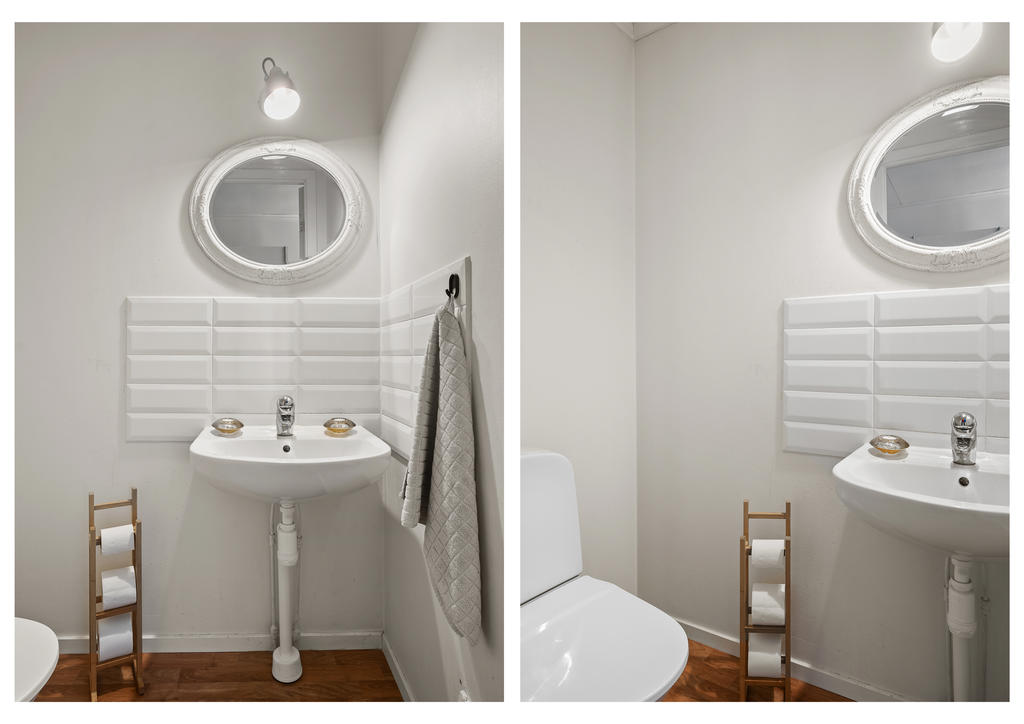 Extra WC för den stora familjen