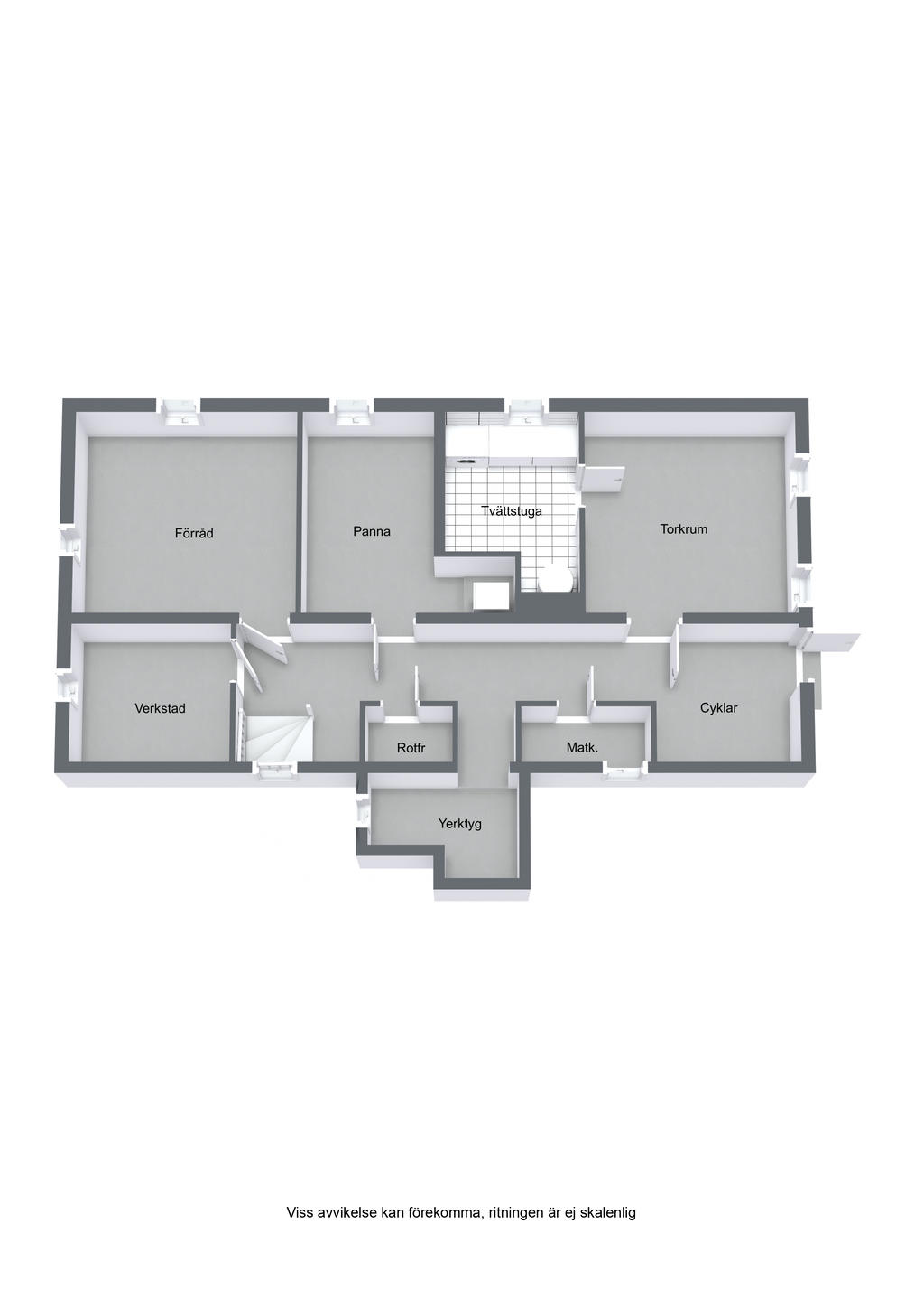 Planlösning källare