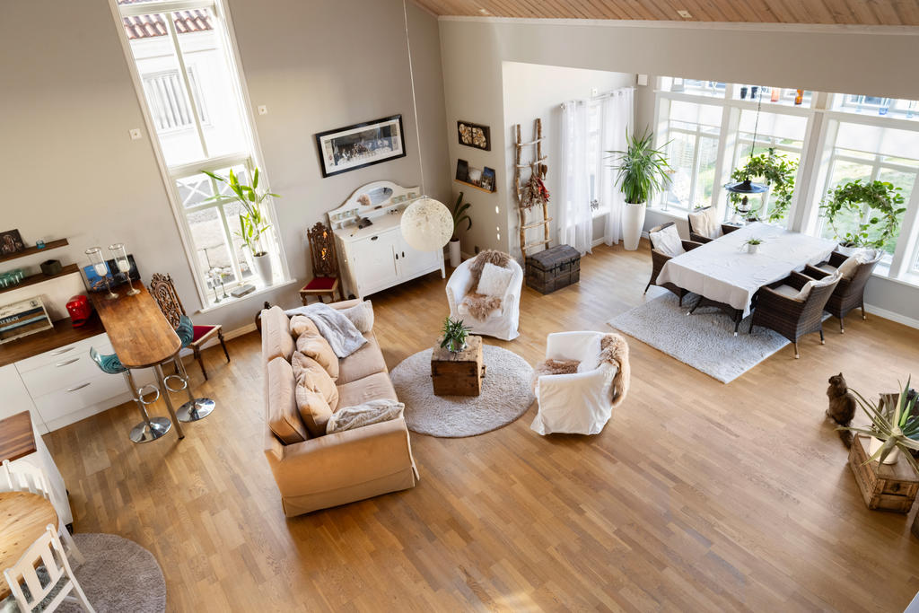 Nedre plan från ovan.