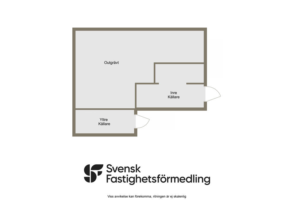 Planlösning källare 2 D