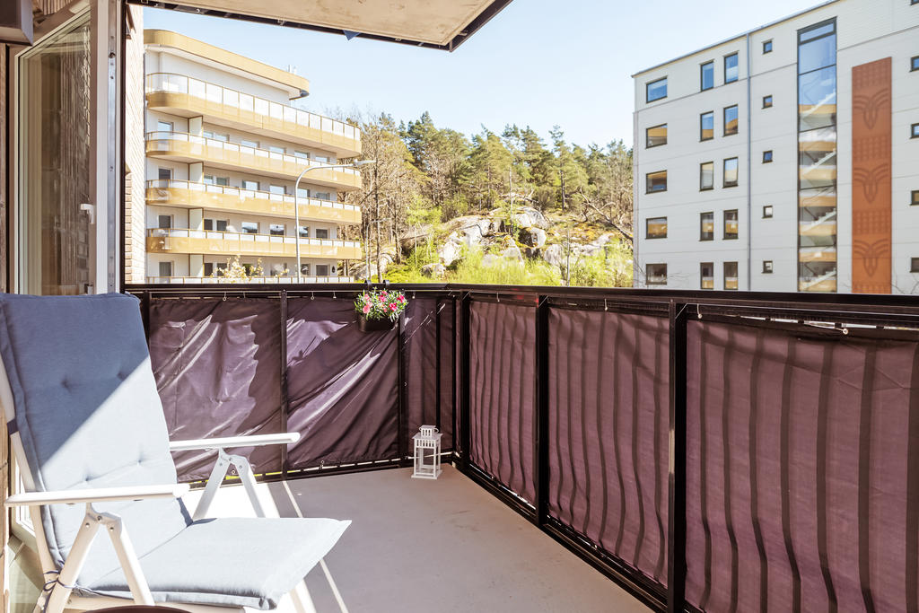 Balkong på 8 kvm i söderläge
