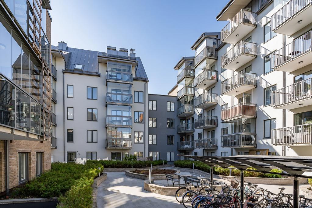 Trevlig innergård