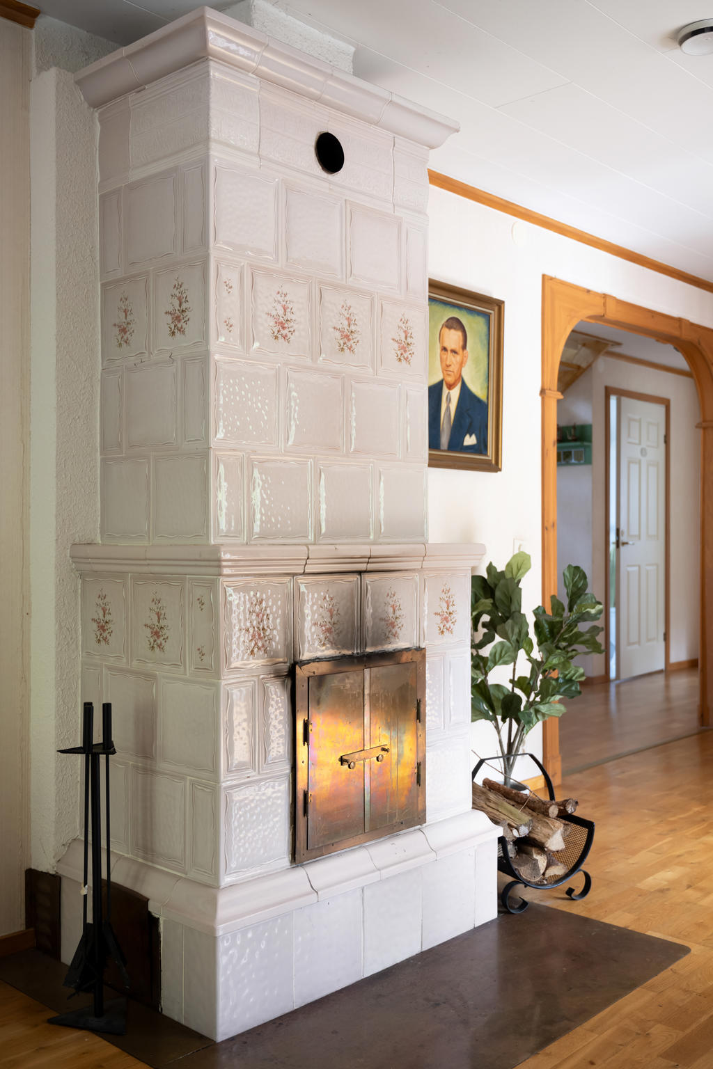 Kakelugn för både värme och mys