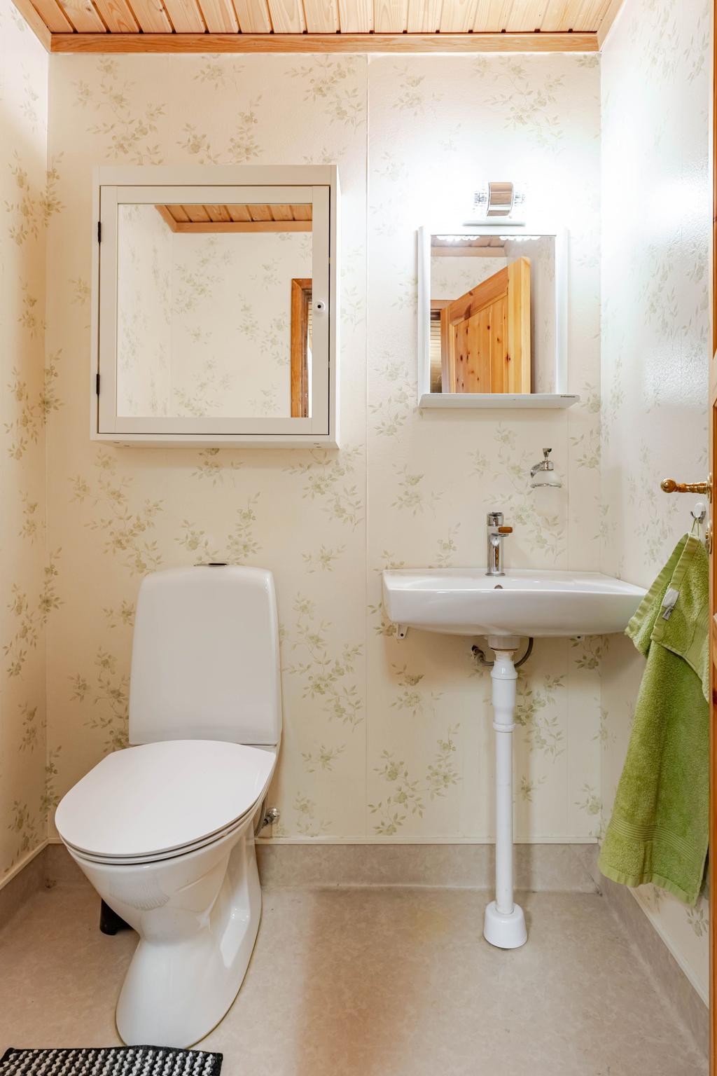 Toalett på källarplan