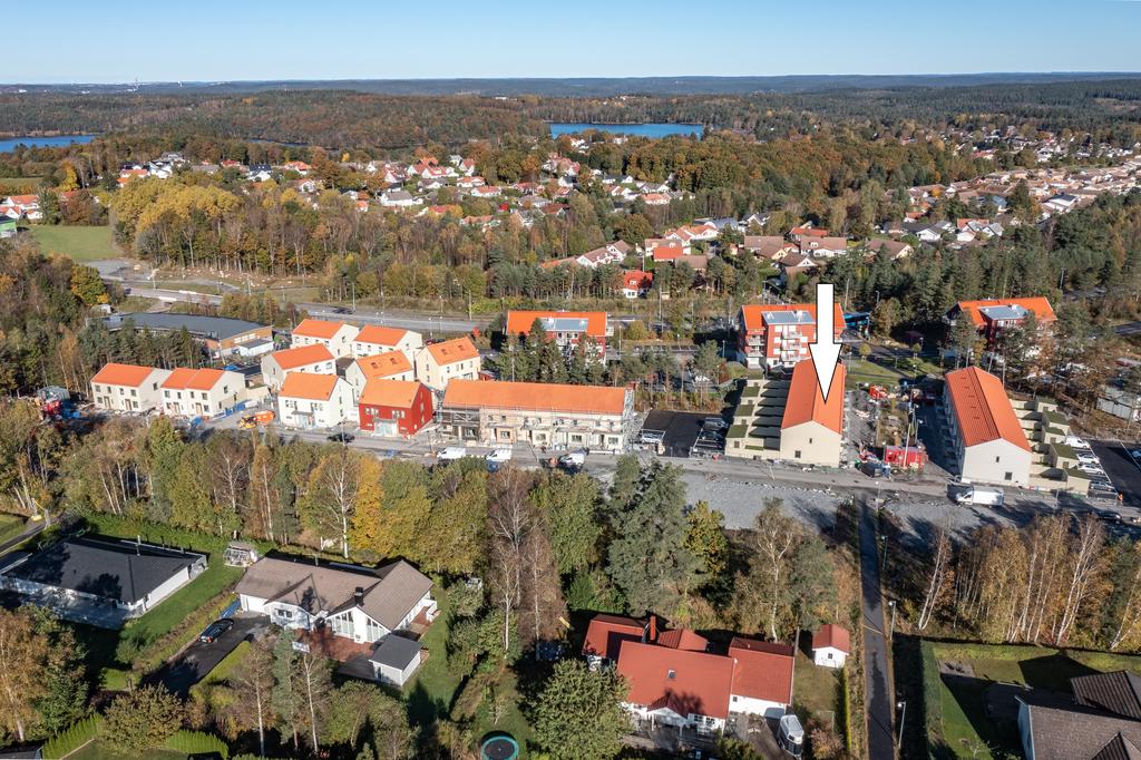 En översiktsbild från när området byggdes