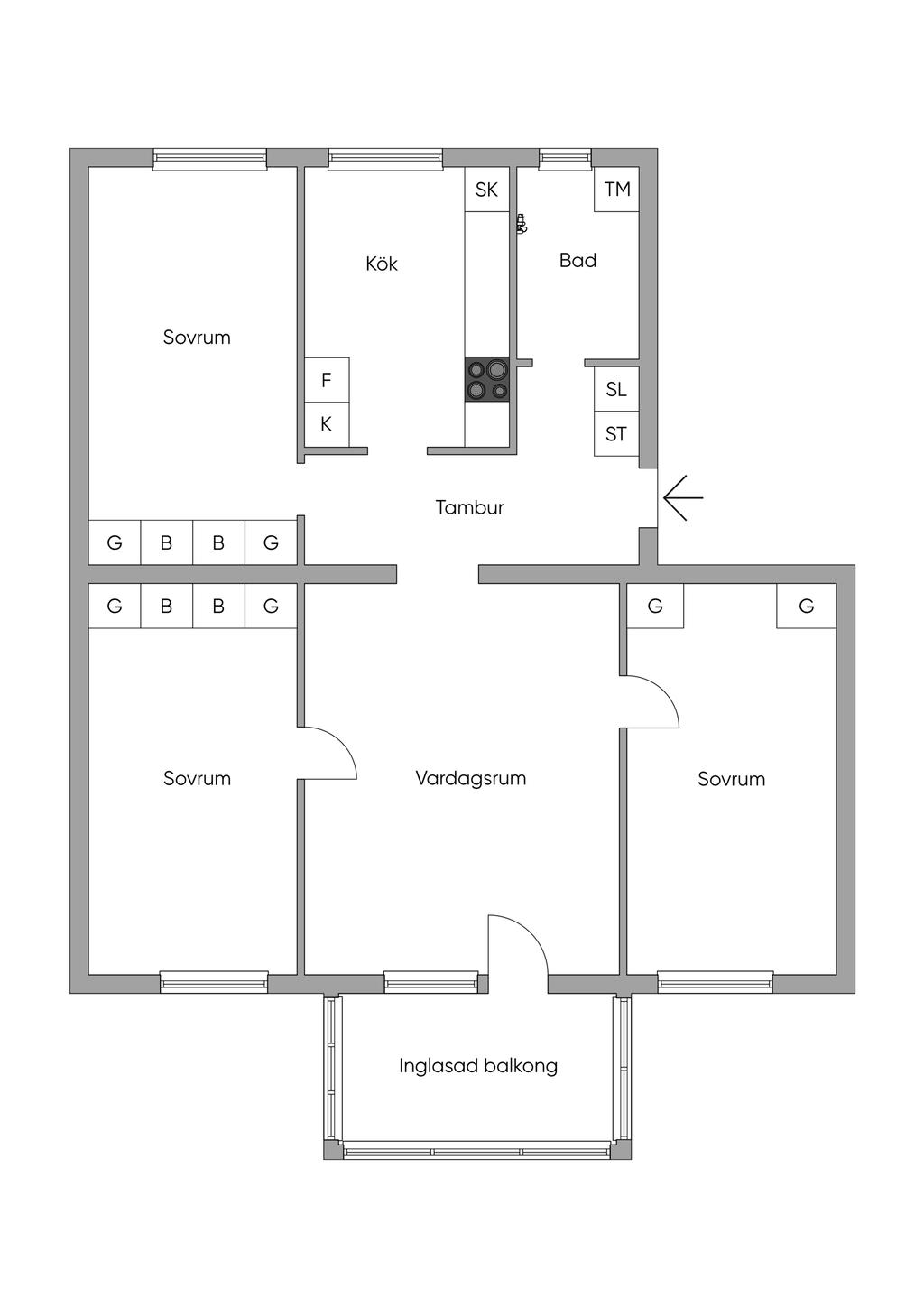 Planlösning